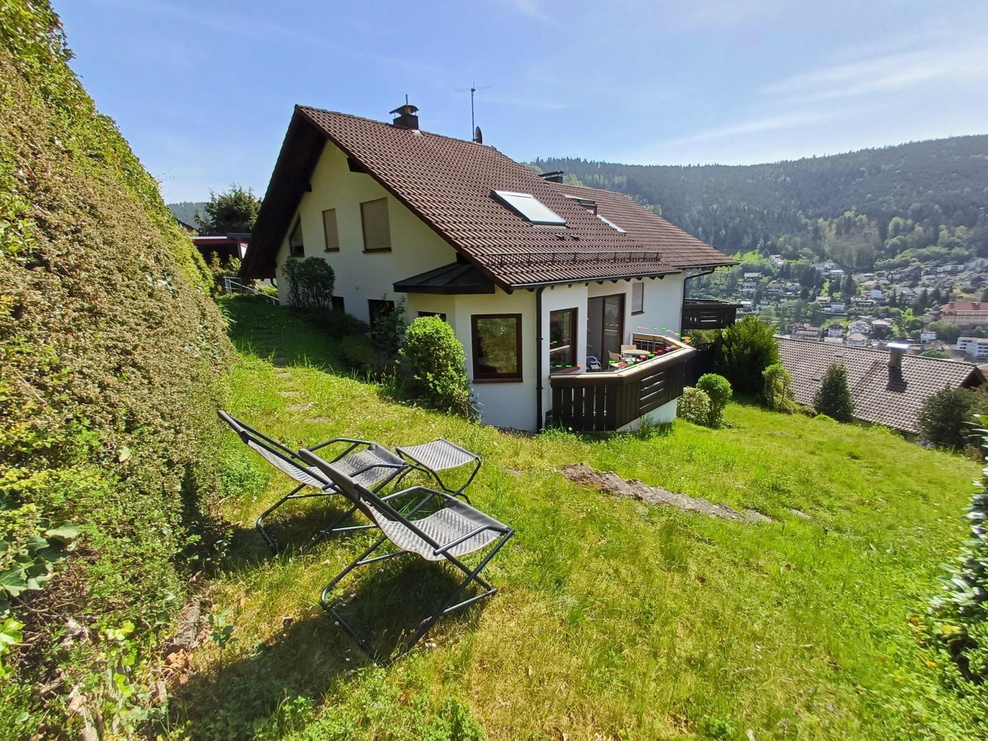 Ferienwohnung Panoramablick Bad Wildbad Exterior foto